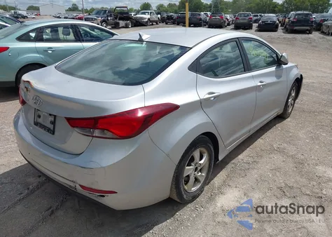 2014 Hyundai Elantra Se из США, поврежденный, VIN 5NPDH4AE9EH477693